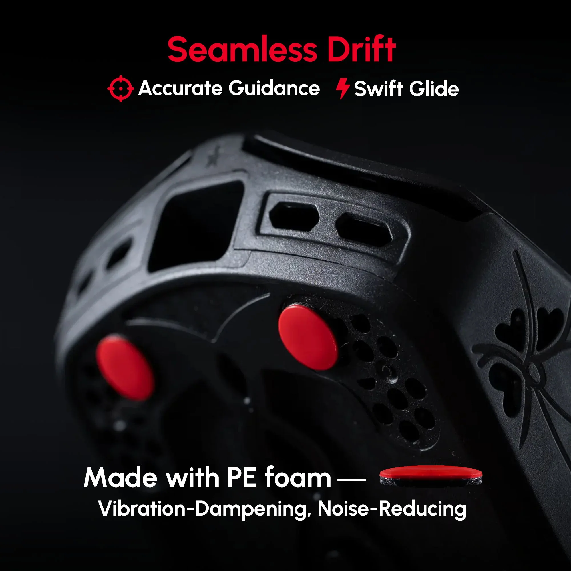 Arbiter Studio x ESPTIGER Bloody Red - Universal DIY Dot Mouse Skates - Image 2