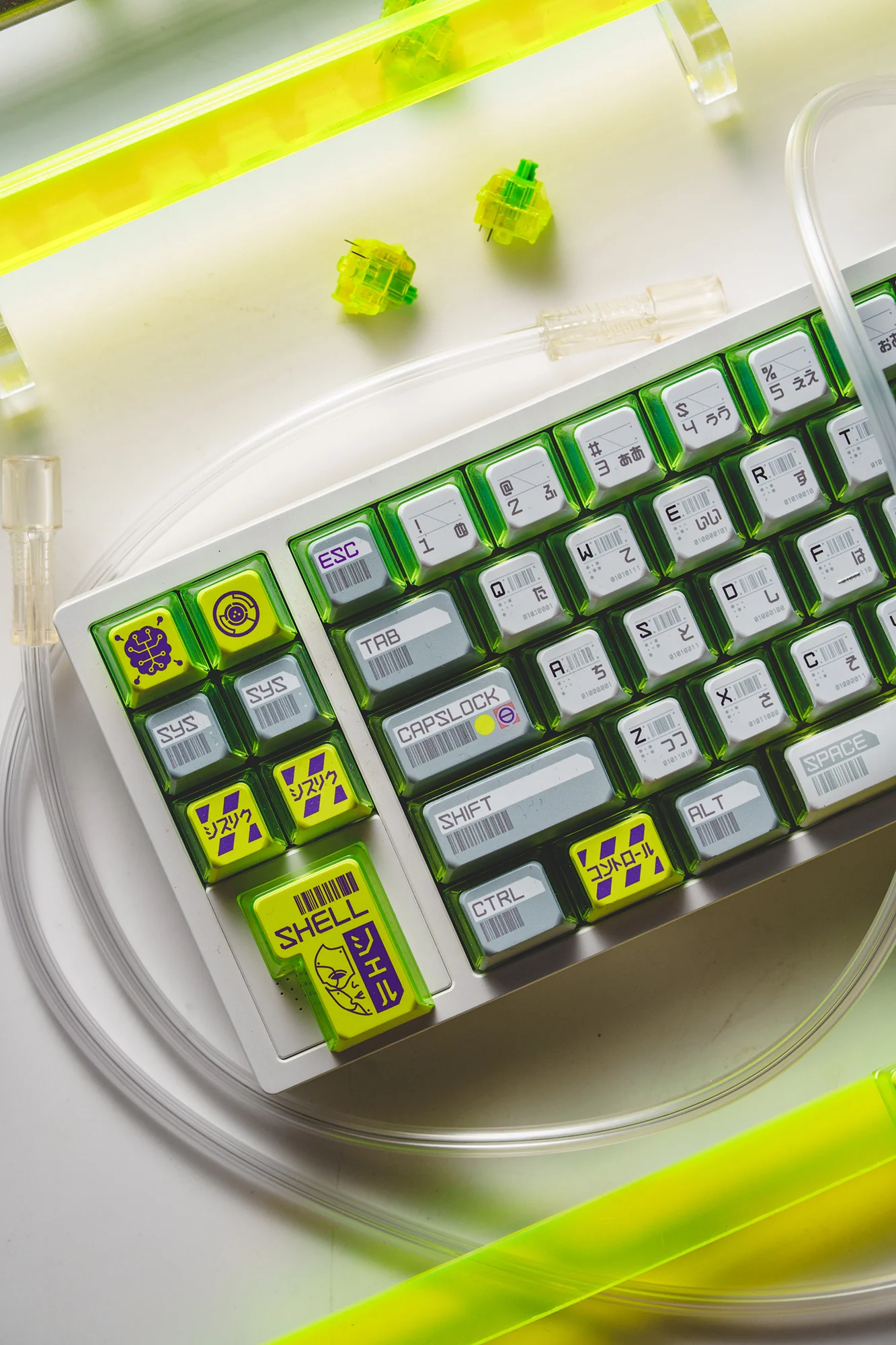 Ghost in the Shell Keycap Set - SHELL (PRE-ORDER) - Image 17