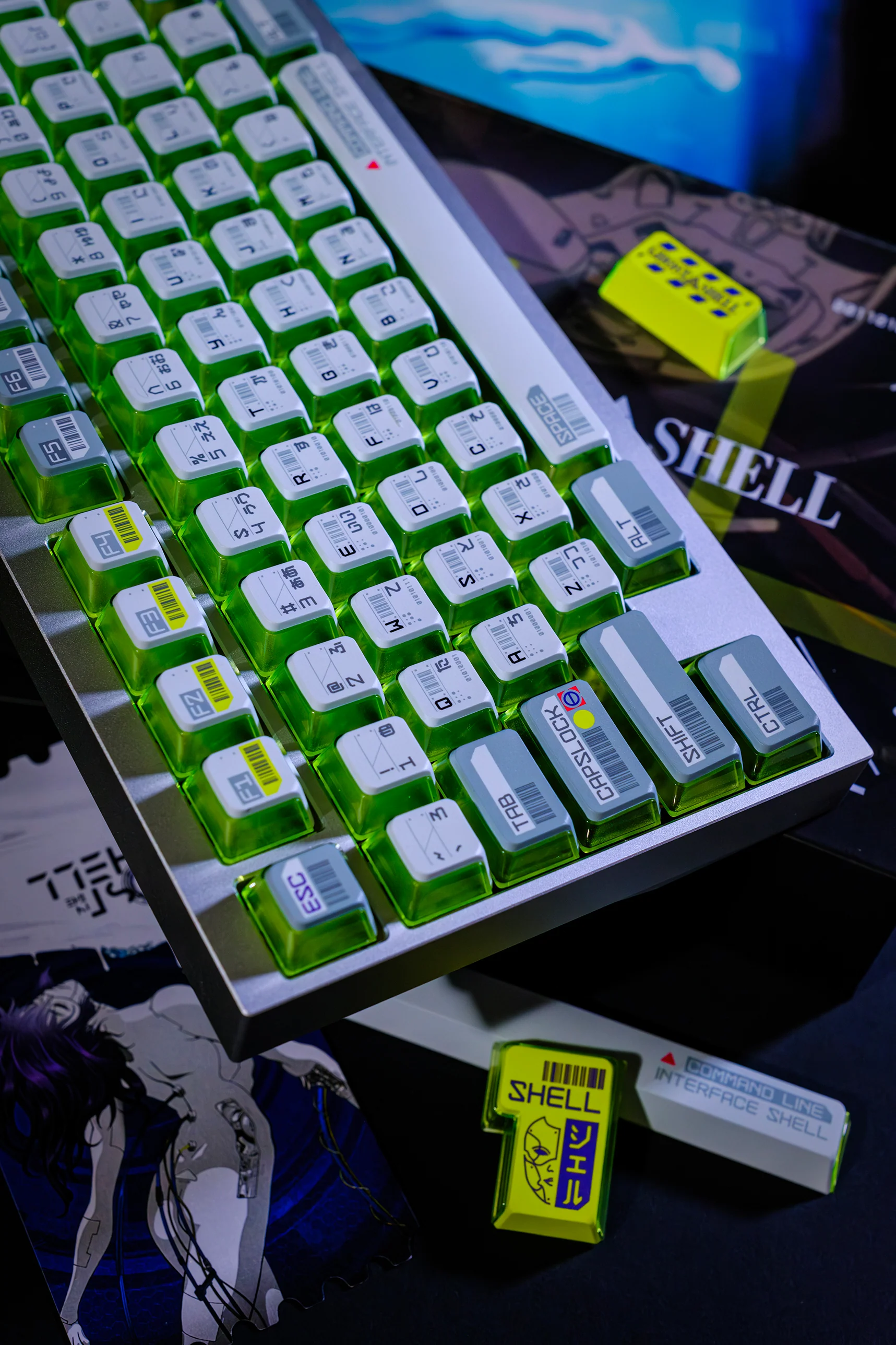 Ghost in the Shell Keycap Set - SHELL (PRE-ORDER) - Image 18