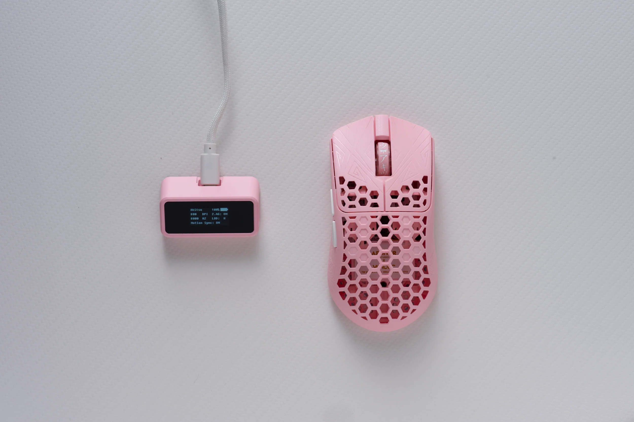 TENKO®  - AKITSU MEDIUM 40g Carbon Fiber 8K Wireless Gaming Mouse - Image 41